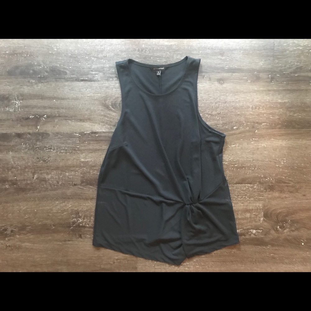 [Banana Republic] Black Knotted Tank